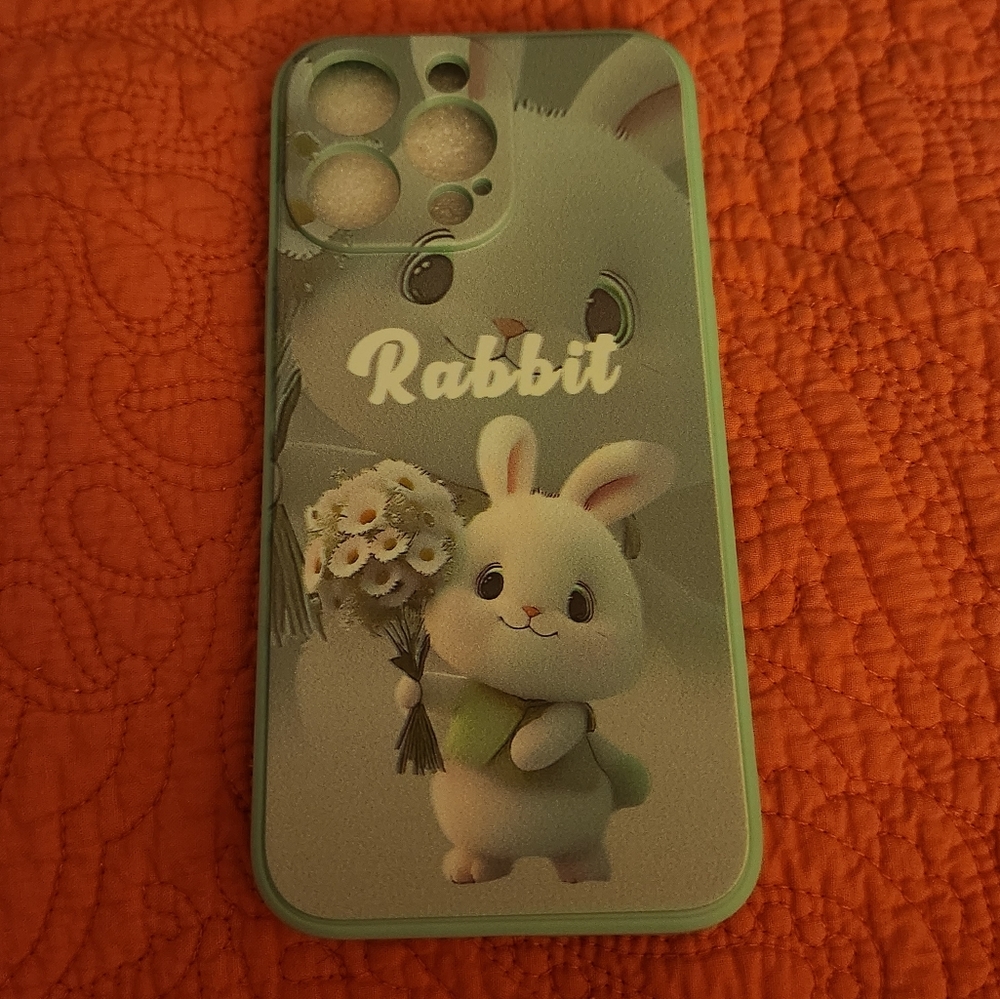 Iphone 14 pro max easter rabbit phone cover.